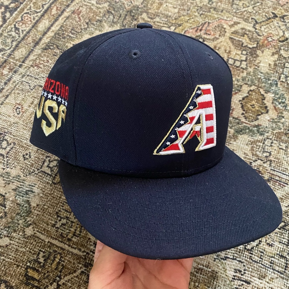 MENS NEW ERA MLB ARIZONA DIAMONDBACKS JULY 4TH FITTED - NAVY